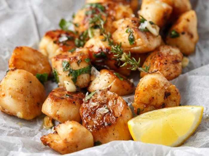 Scallops are another form of protein that are often overused.