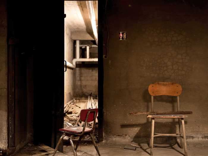 In a school a few neighborhoods away from Oyster-Adams, they test-drove their fallout shelter with 62 students.