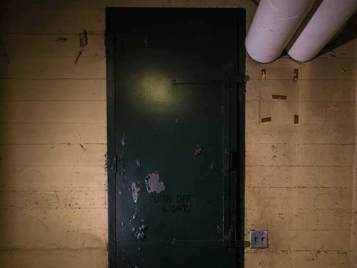 In the basement of the Oyster-Adams school in DC, you can find three small steps that lead to an ominous door.