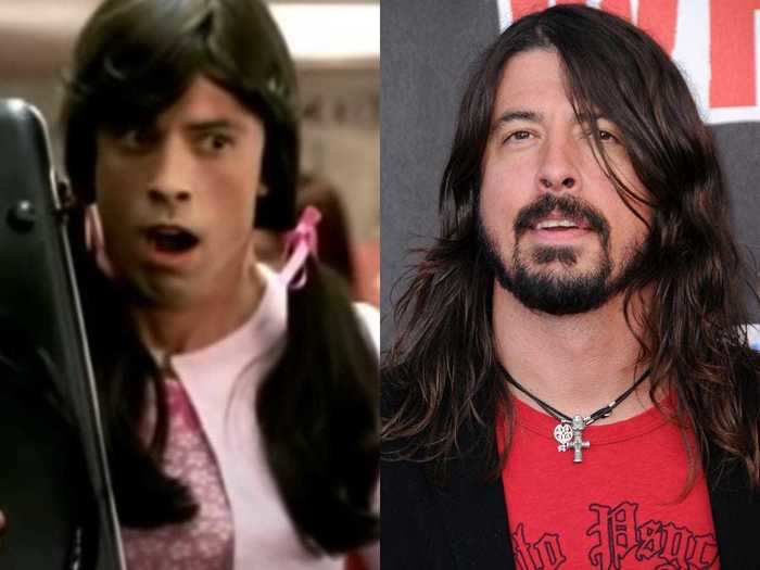 In the video for "Learn to Fly," the Foo Fighters turned themselves into various airplane staff and customers.