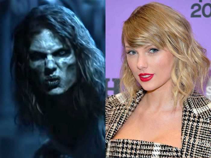 Swift also got the zombie treatment in "Look What You Made Me Do."