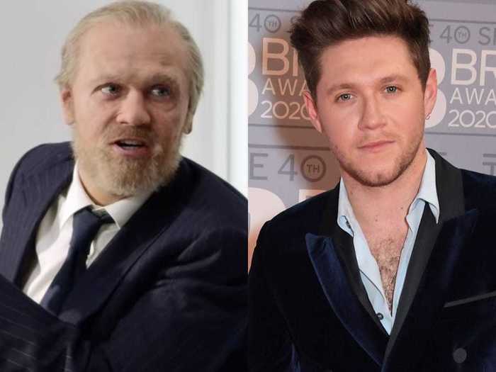 And Niall Horan played his suited coworker.