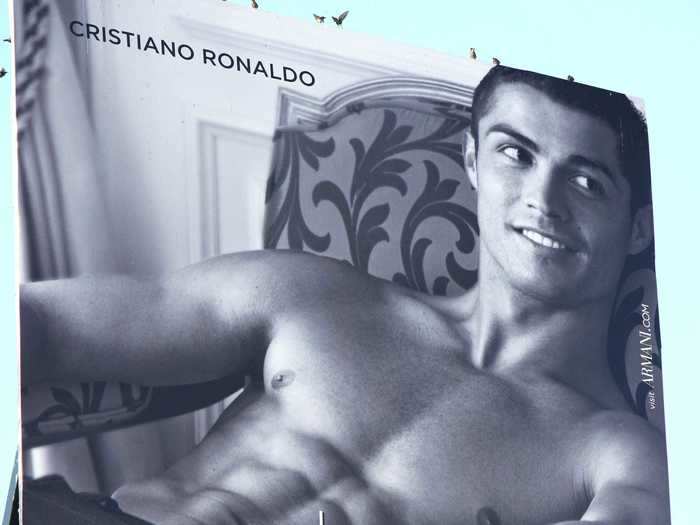 He started modeling Armani underwear in 2009, replacing British soccer star David Beckham.