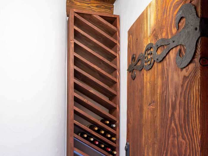 After a day on the slopes, guests and residents could head to the wine cellar to wind down ...