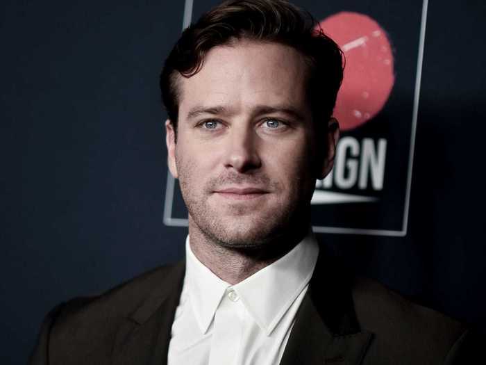 Hammer will star alongside Lily James in the upcoming thriller movie "Rebecca."