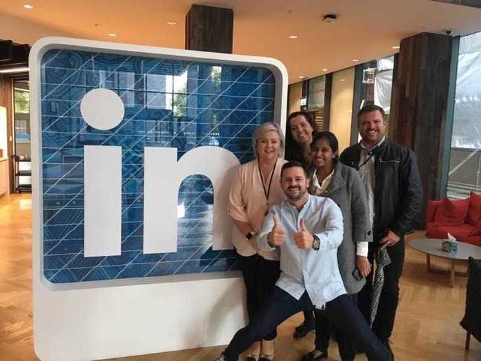 16. LinkedIn is a professional networking site that allows its members to create business connections, search jobs, and find potential clients.