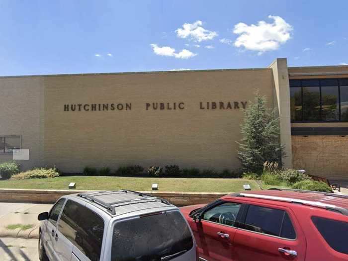 The ghost of a librarian is said to haunt Hutchinson Library in Hutchinson, Kansas.