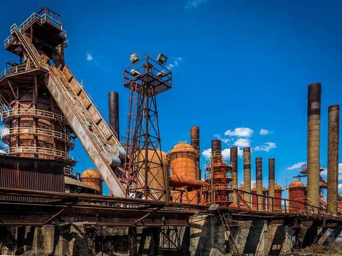 Sloss Furnaces in Birmingham, Alabama, is said to be haunted by former employees.