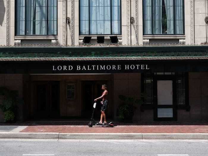 There have been some strange occurrences on the 19th floor of the Lord Baltimore Hotel in Baltimore, Maryland.