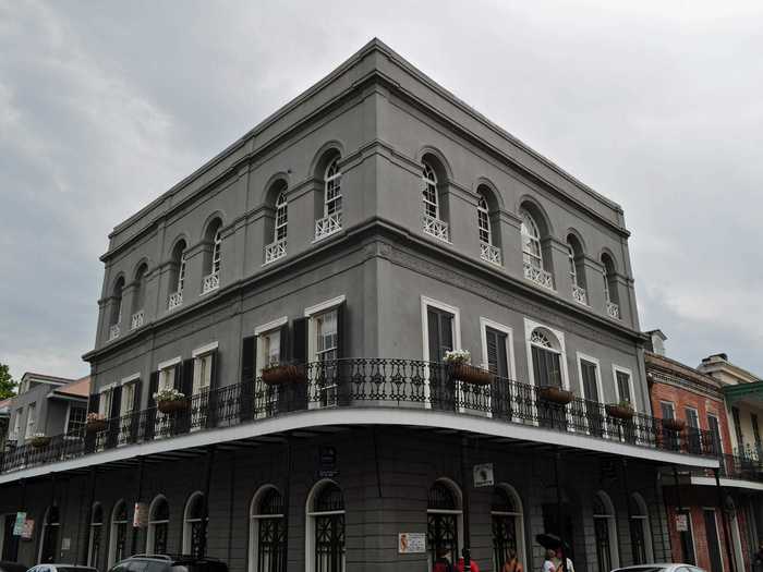 The LaLaurie Mansion in New Orleans, Louisiana, is said to be haunted by the ghosts of the owner