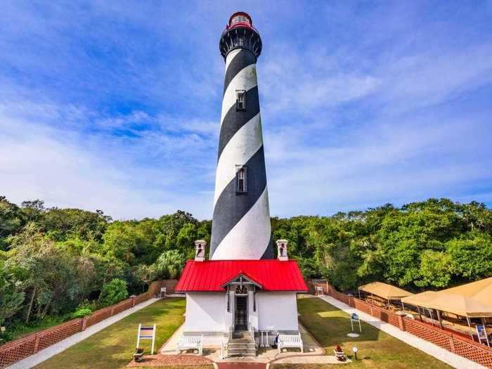 The St. Augustine Lighthouse is Florida