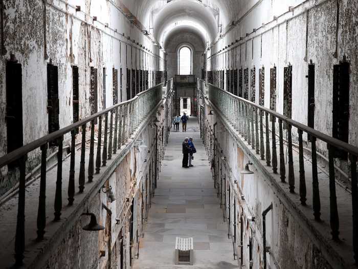 During its heyday, Eastern State Penitentiary in Philadelphia, Pennsylvania, was one of the most expensive and well-known prisons in the world.