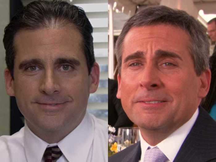 Michael Scott went from an annoying, inappropriate boss, to a fulfilled husband and father.