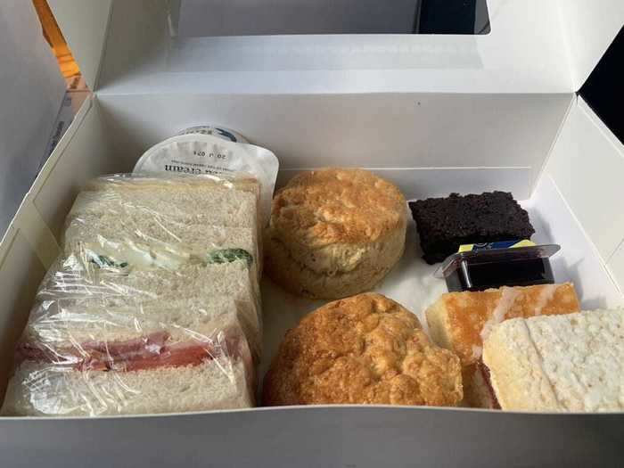 High tea, but make it boxed.