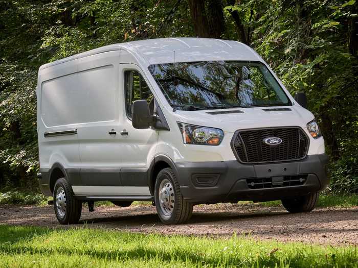 The Parcel Delivery Package targets the cargo area of the van by including an optional center console with a shifter, seven more inches of legroom, and an optional overhead shelf that creates more interior standing room.