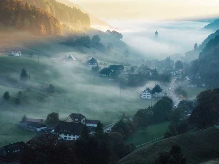 The creepy Black Forest in Germany inspired stories written by the Brothers Grimm.