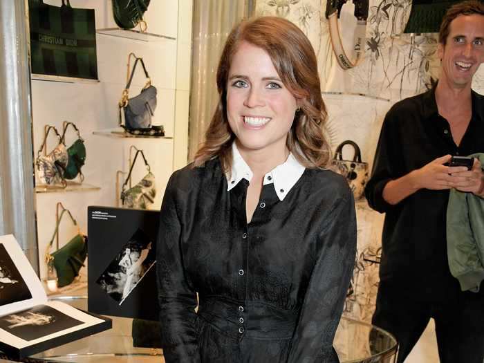 Princess Eugenie rocked a seemingly fall-inspired look to a Dior event in 2019.