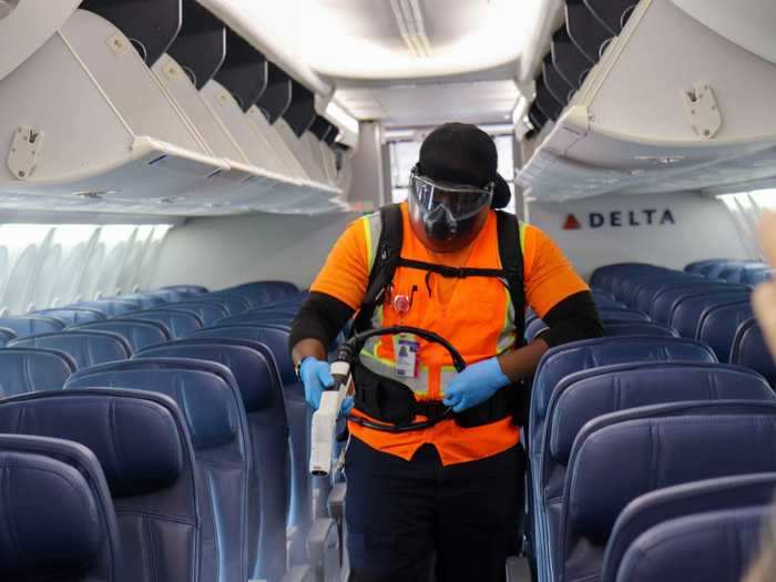 Most major airlines have adopted what is known as fogging into their cleaning procedures.