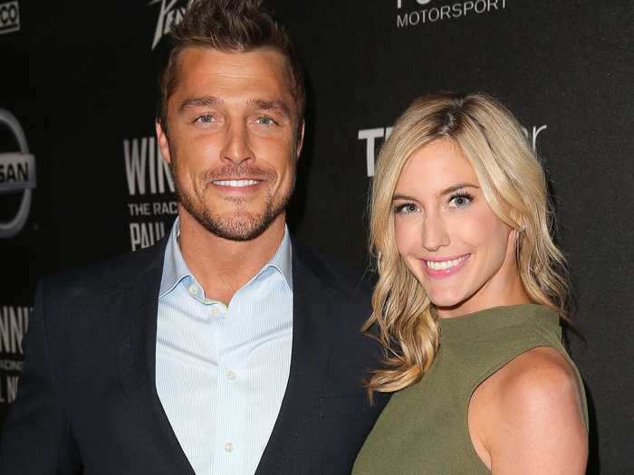 Season 19: Iowa farmer Chris Soules got engaged to fertility nurse Whitney Bischoff.