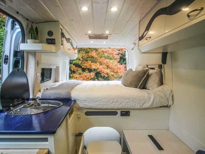 Today, the Sprinter van has become a popular vehicle to convert into luxury campers.