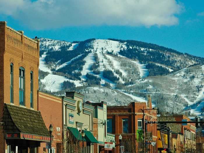 Steamboat Springs, Colorado, is a cute ski town surrounded by a plethora of hot springs to unwind in.