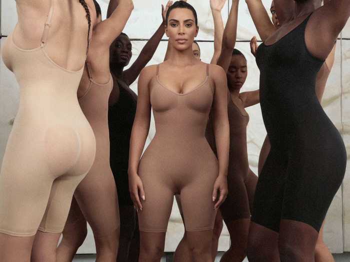 Kim also employed similar marketing tactics when she launched her shapewear line, SKIMS Solutionwear, in 2019.