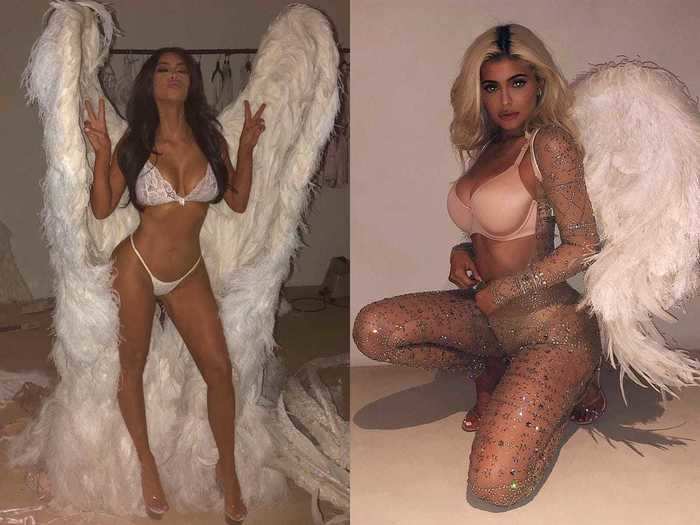 All of the Kardashian-Jenner sisters dressed in daring Victoria