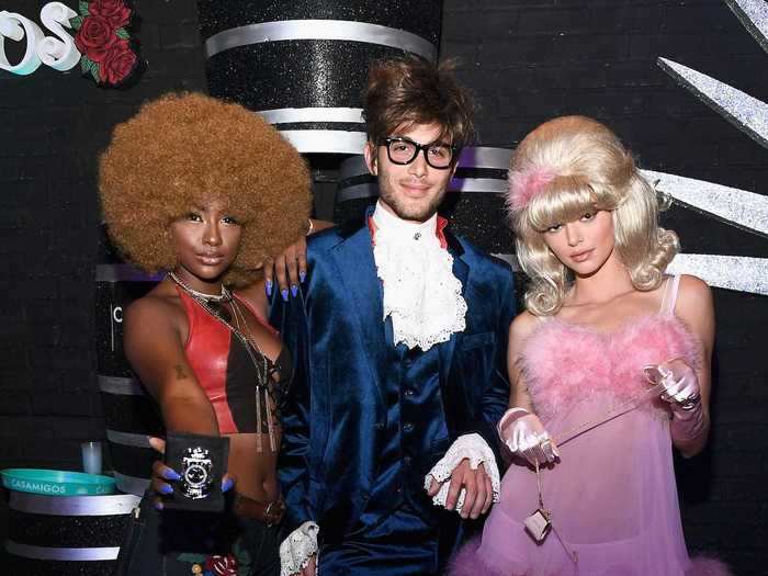 The model outdid herself when she wore a wild "Austin Powers"-inspired costume in 2018.