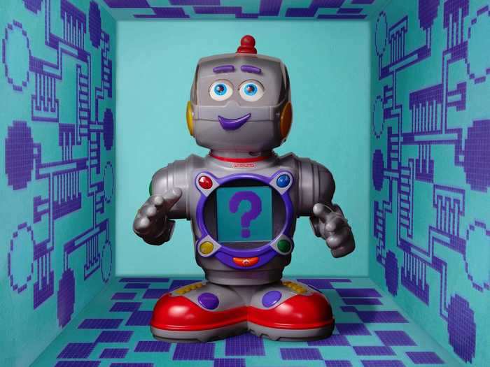 Kasey the Kinderbot, launched in the 2000s, was an early robot style toy that influenced some of the more learning-focused toys available today.