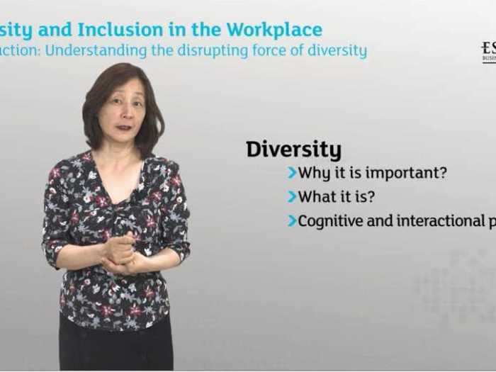 Diversity and inclusion in the workplace