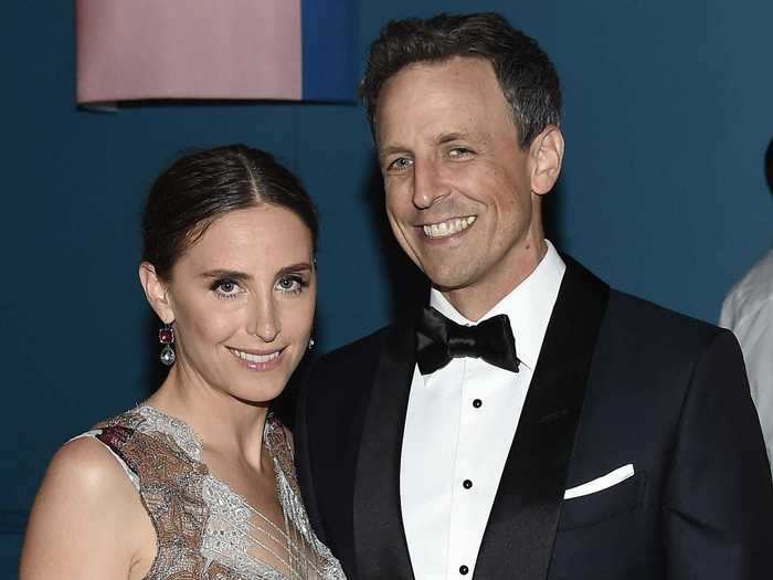 Seth Meyers and Alexi Ashe, a human rights lawyer, met at a wedding.