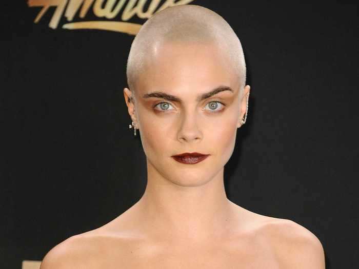 In 2017, she shaved her head for a movie role.