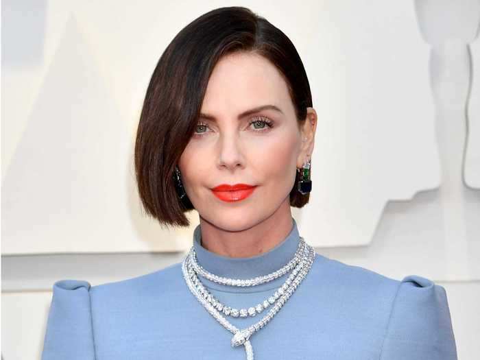 Charlize Theron recently sported a brown bob.