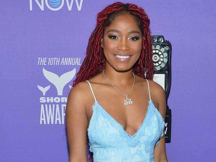 Keke Palmer changes up her hairstyles often.