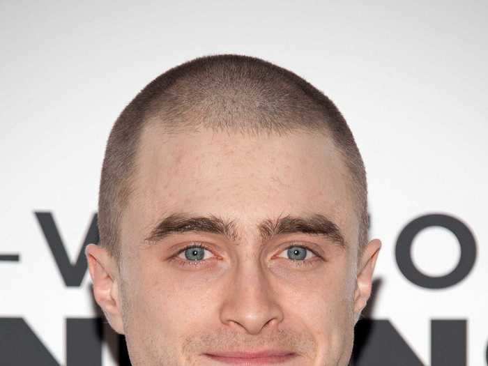 In 2015, Radcliffe shaved his own head for the movie "Imperium."