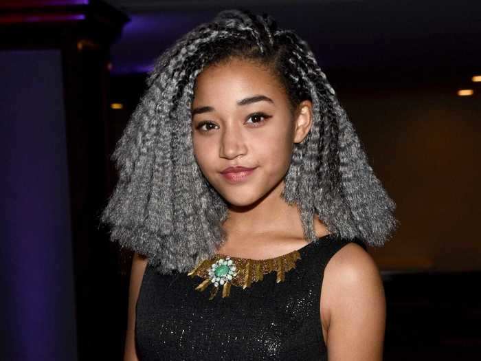 Amandla Stenberg has spoken about being proud of their natural hair.