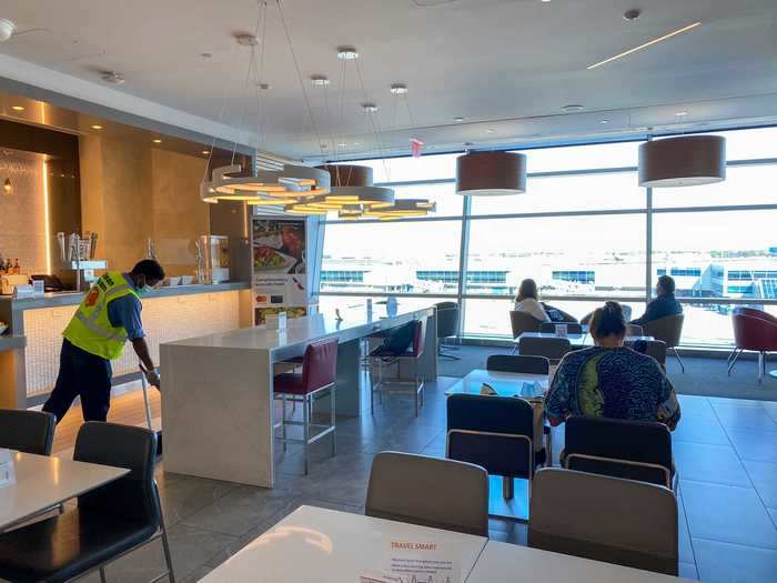 So while the Admirals Club experience has undoubtedly changed, the key tenant of the lounge remains a quiet, clean space to wait before a flight.