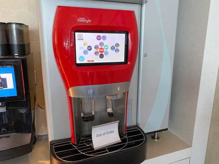 And this soft beverage machine isn