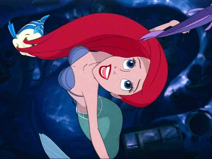 Disney mixed a special color for Ariel