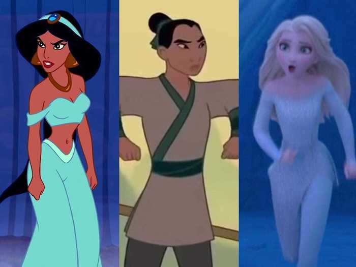 Only four Disney princesses have ever worn pants.