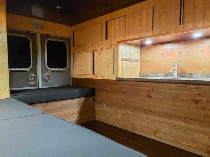 Talley told Insider that space is a hot commodity in a tiny home, so he tries to keep it as spacious as possible by not stuffing too many features in it.