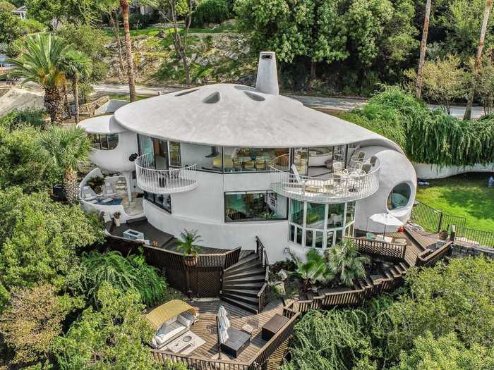 Officially called the Sand Dollar House, the structure is also known locally as the Mushroom House, the Nautilus House, and the UFO House based on different interpretations of its shape, listing agent Michelle Jones told Insider.