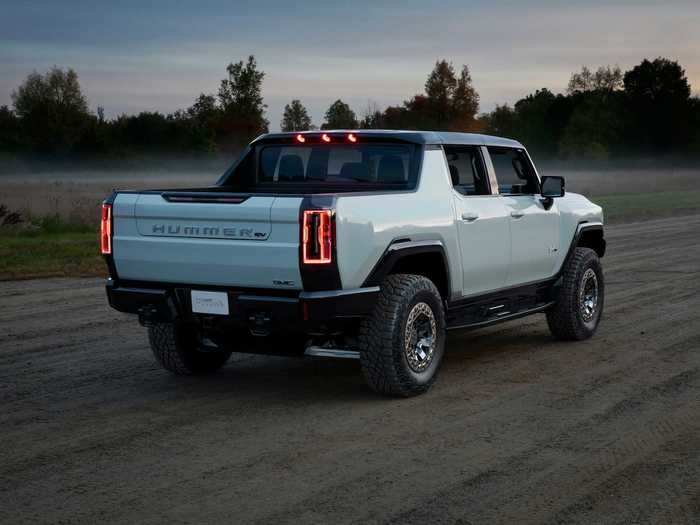 That truck starts at $112,595 and boasts three motors that send power to all four wheels.