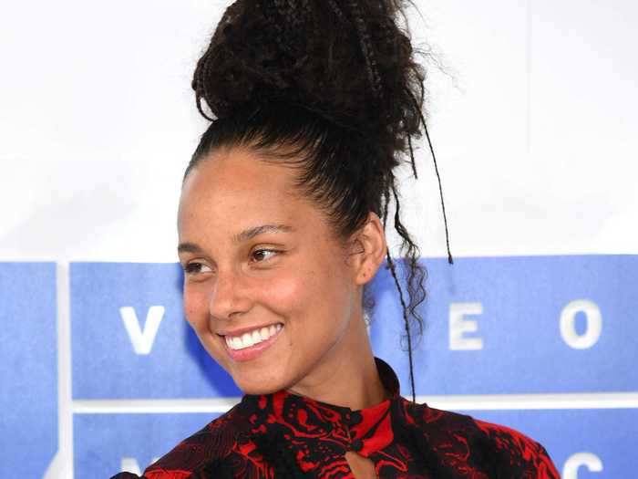 Alicia Keys once said she believes that there are aliens among us.