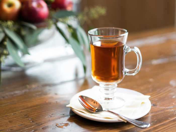 The Cozy Sweater from 1833 Kitchen & Bar in Aurora, New York, provides a twist on a hot toddy.