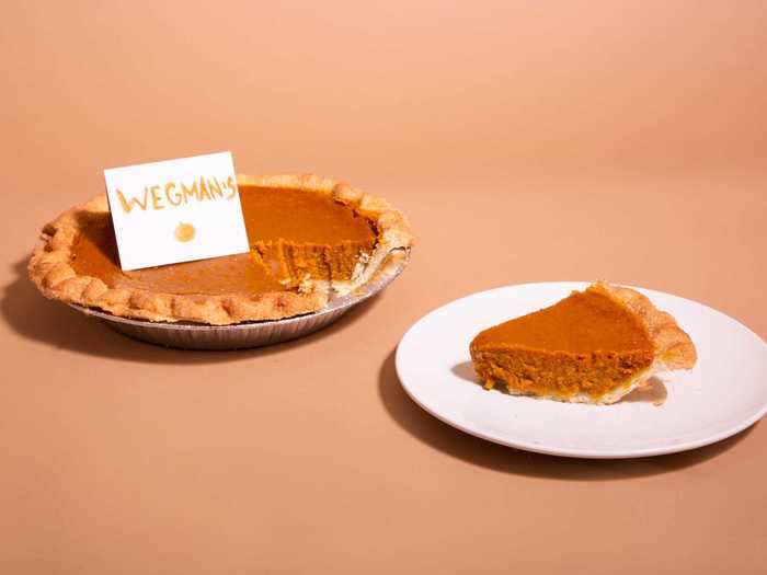 In the end, we had to give the award for the best store-bought pumpkin pie to Wegmans.