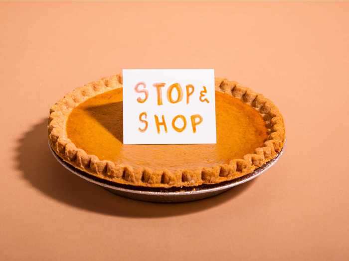 The pumpkin pie from Stop & Shop was the cheapest store-bought pie we tried.