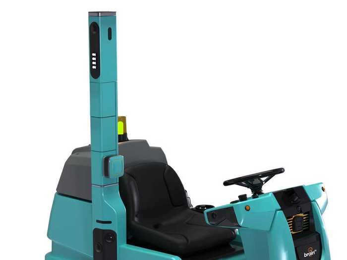 According to Brain Corp, the accessory can be easily attached to the autonomous floor scrubbers.