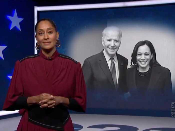 Tracee Ellis Ross also appeared during the DNC livestream in 2020.