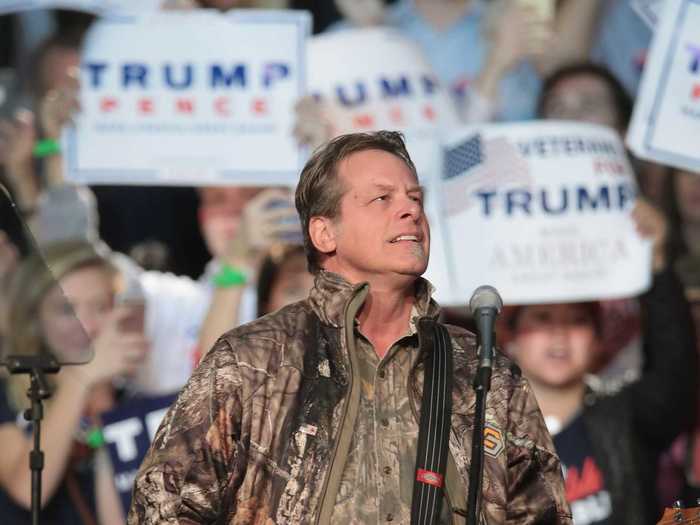 Ted Nugent has said that "Donald Trump was sent here by God."